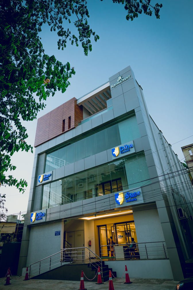 Diha Clinic building, Nanganallur, Chennai
