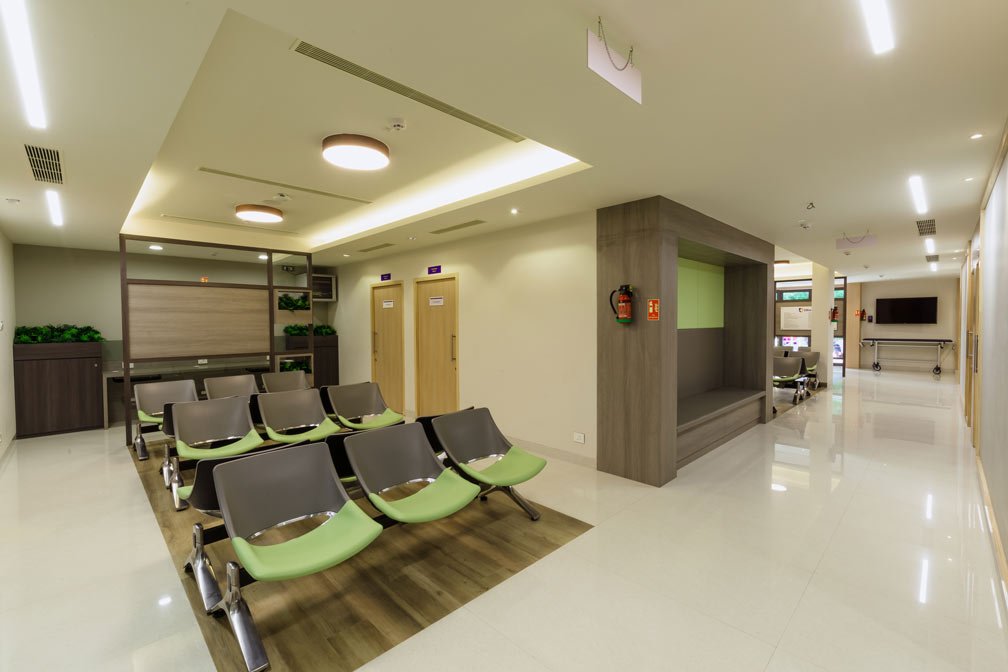 Waiting lounge at Diha Clinic, Nanganallur