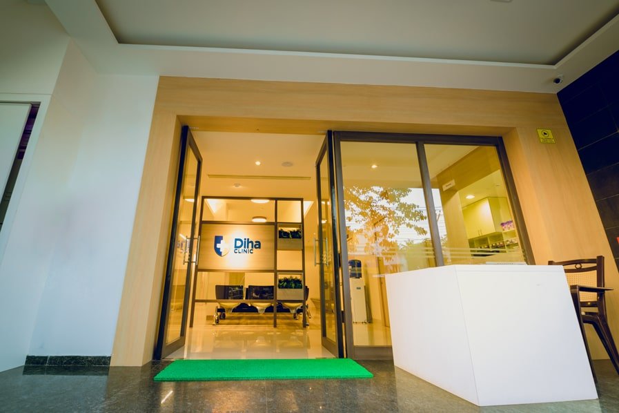 Welcoming reception at Diha Clinic, Nanganallur